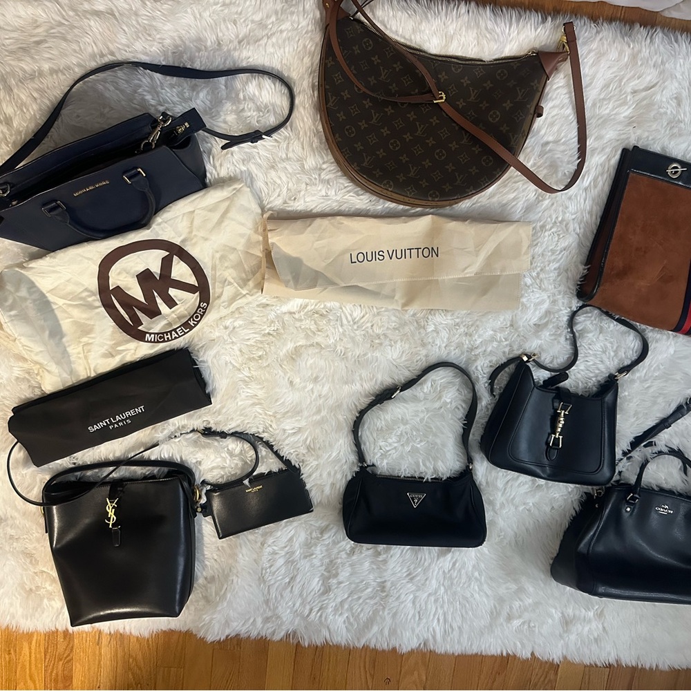 Michael Kors Dark Blue Shoulder Bag